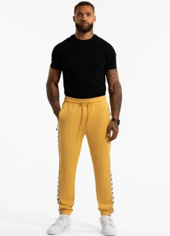 Men's Sweatpants Oldschool POWERS - Pale yellow