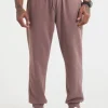 Men's Sweatpants Washed Lancaster II - Burgundy