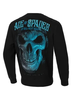 Men's Sweatshirt Blue Skull