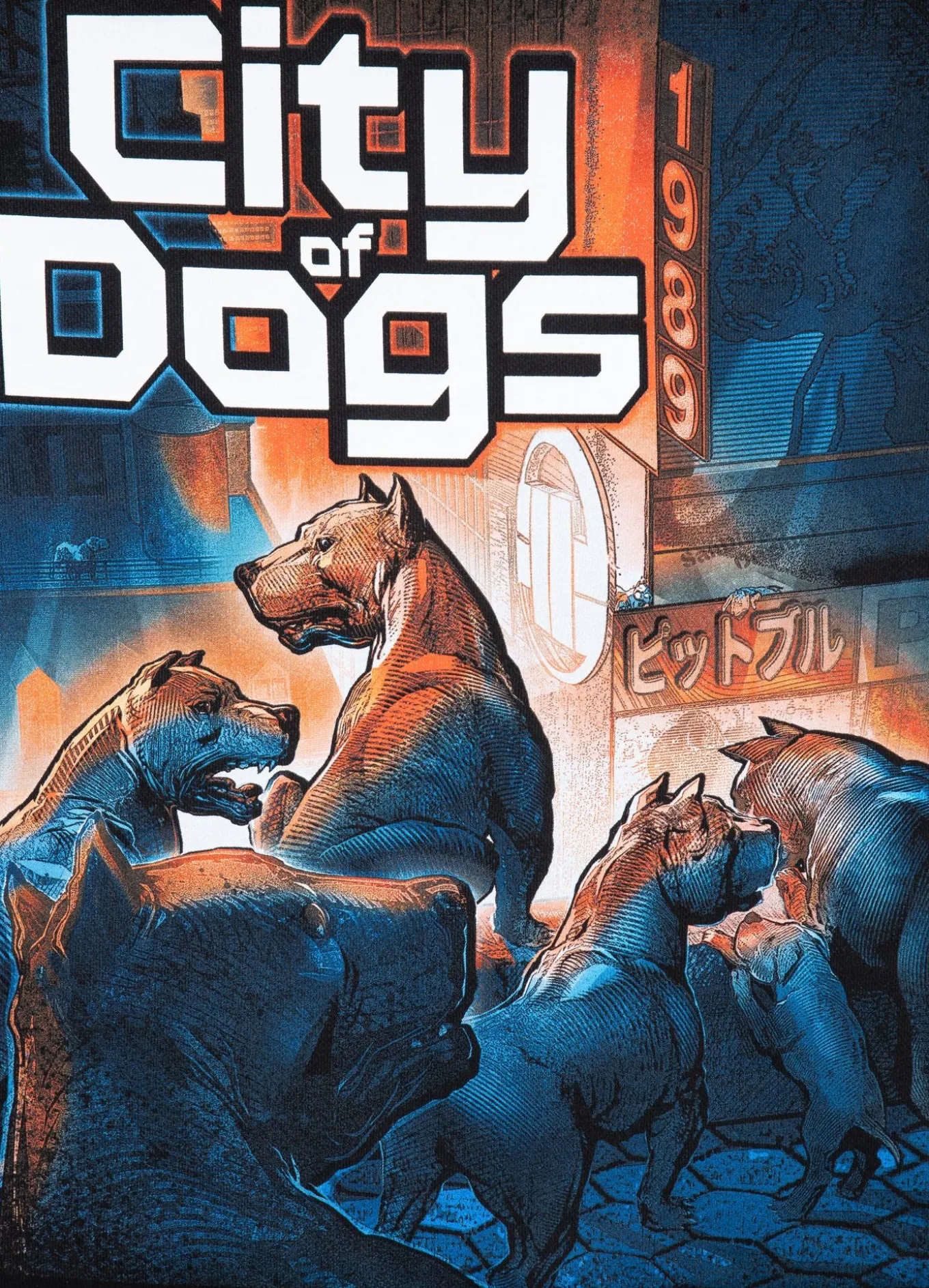 Men's Sweatshirt City Of Dogs