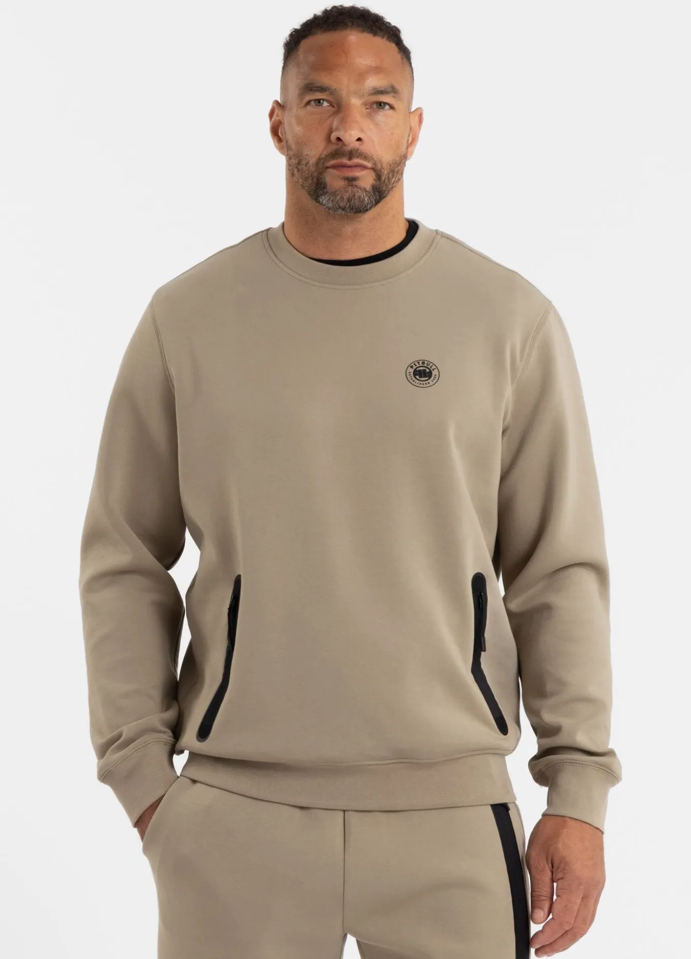 Men's Sweatshirt DOGWOOD - Dark sand