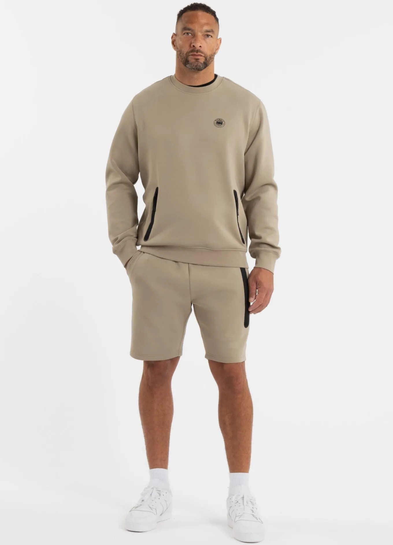 Men's Sweatshirt DOGWOOD - Dark sand