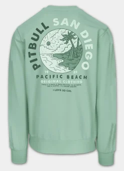 Men's Sweatshirt PLANET SURF - Mint