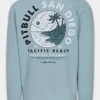 Men's Sweatshirt PLANET SURF - Light blue