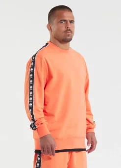 Men's Sweatshirt TAPE NUGGET - Bright Salmon