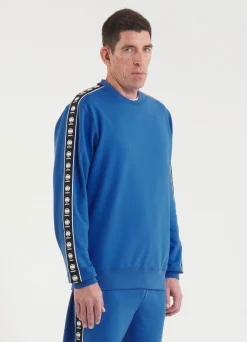 Men's Sweatshirt TAPE NUGGET - Electric blue