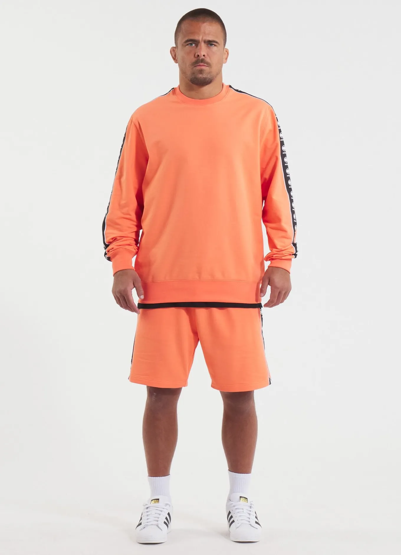 Men's Sweatshirt TAPE NUGGET - Bright Salmon