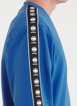 Men's Sweatshirt TAPE NUGGET - Electric blue