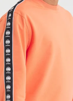 Men's Sweatshirt TAPE NUGGET - Bright Salmon