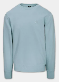 Men's Sweatshirt Washed Lancaster II - Washed blue