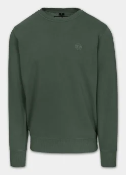 Men's Sweatshirt Washed Lancaster II - Washed Green