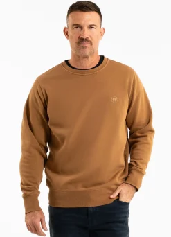 Men's Sweatshirt Washed Lancaster II - Honey yellow
