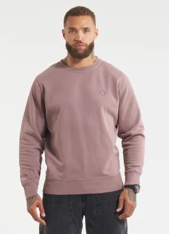 Men's Sweatshirt Washed Lancaster II - Burgundy