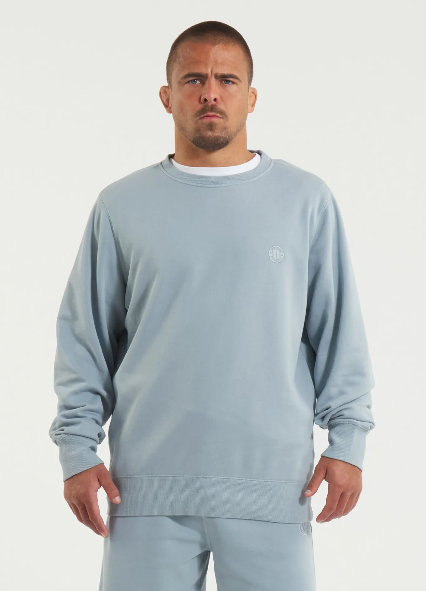 Men's Sweatshirt Washed Lancaster II - Washed blue