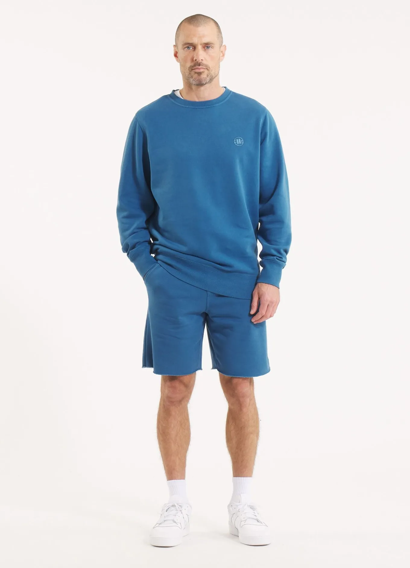 Men's Sweatshirt Washed Lancaster II - Shade blue