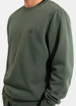 Men's Sweatshirt Washed Lancaster II - Washed Green