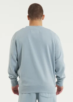 Men's Sweatshirt Washed Lancaster II - Washed blue