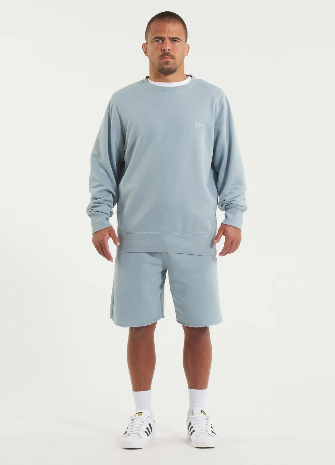 Men's Sweatshirt Washed Lancaster II - Washed blue