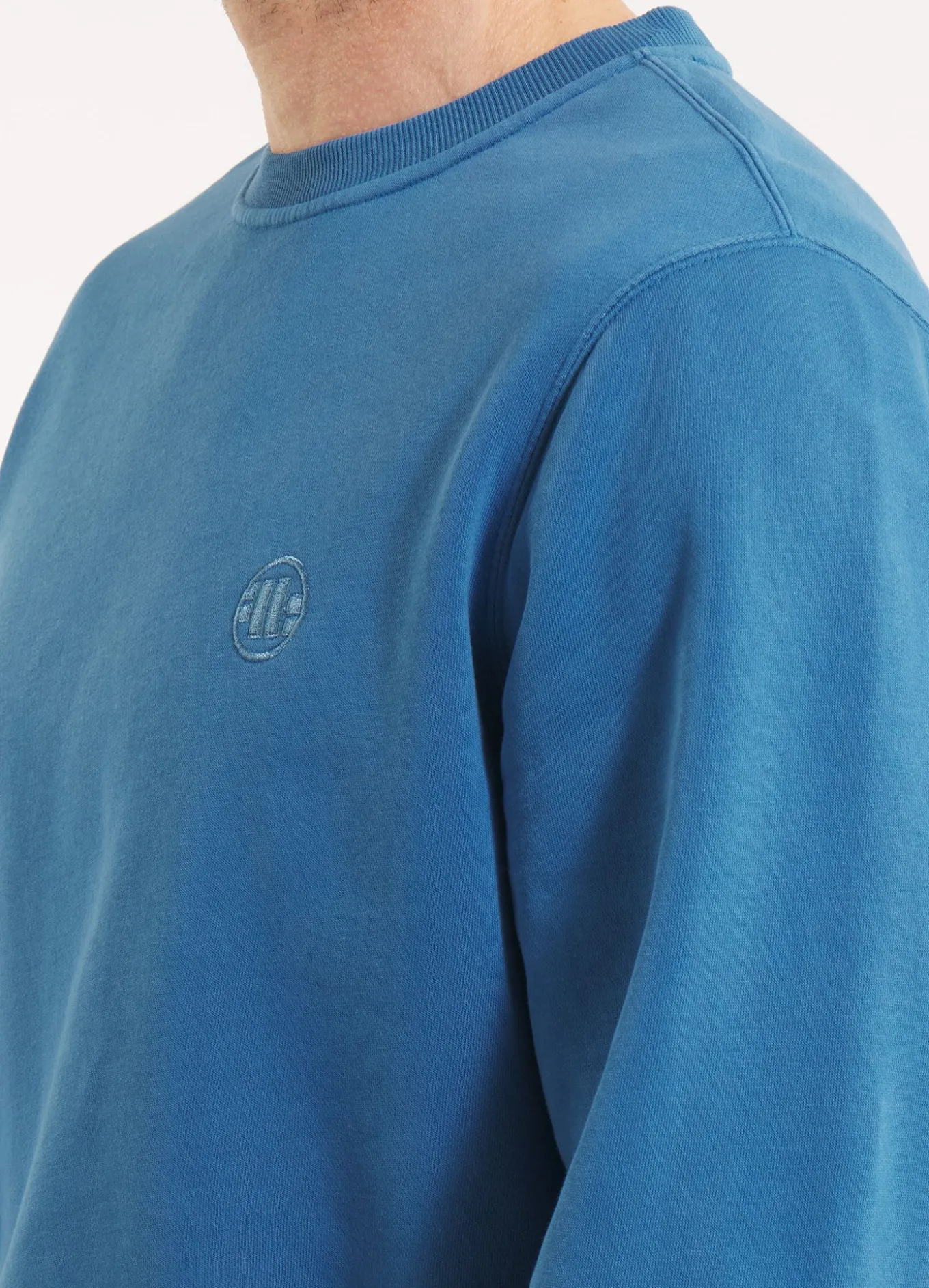 Men's Sweatshirt Washed Lancaster II - Shade blue