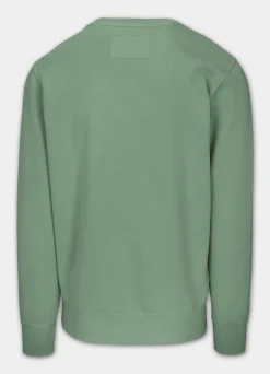 Men's Sweatshirt Washed Lancaster II - Sage green