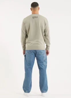 Men's Sweatshirt Washed MULTISPORT - Gray Harbour