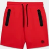Men's Sweatshorts DOGWOOD - Fluo red
