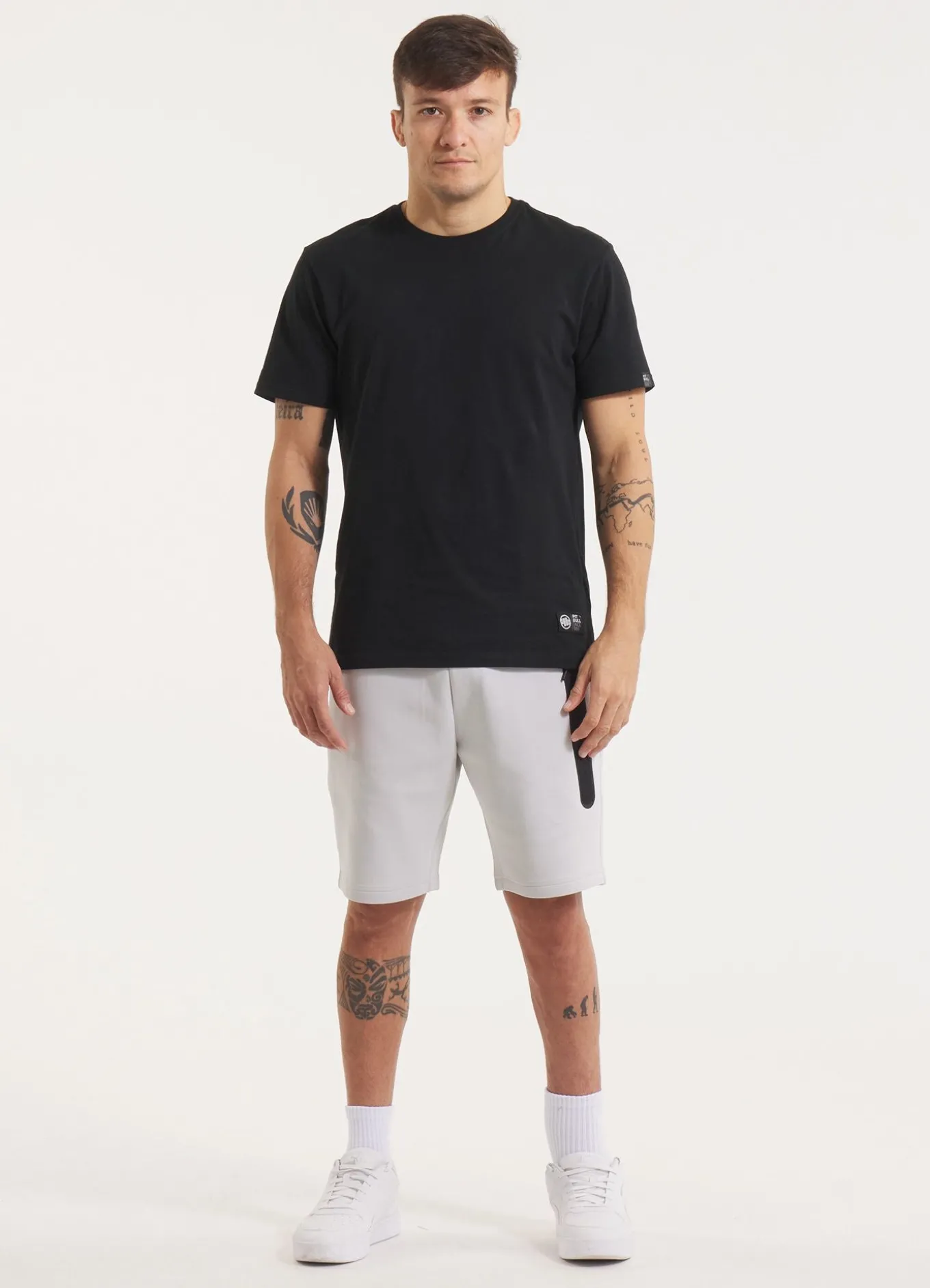 Men's Sweatshorts DOGWOOD POCKET - Whity blue