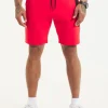 Men's Sweatshorts DOGWOOD POCKET - Fluo Red