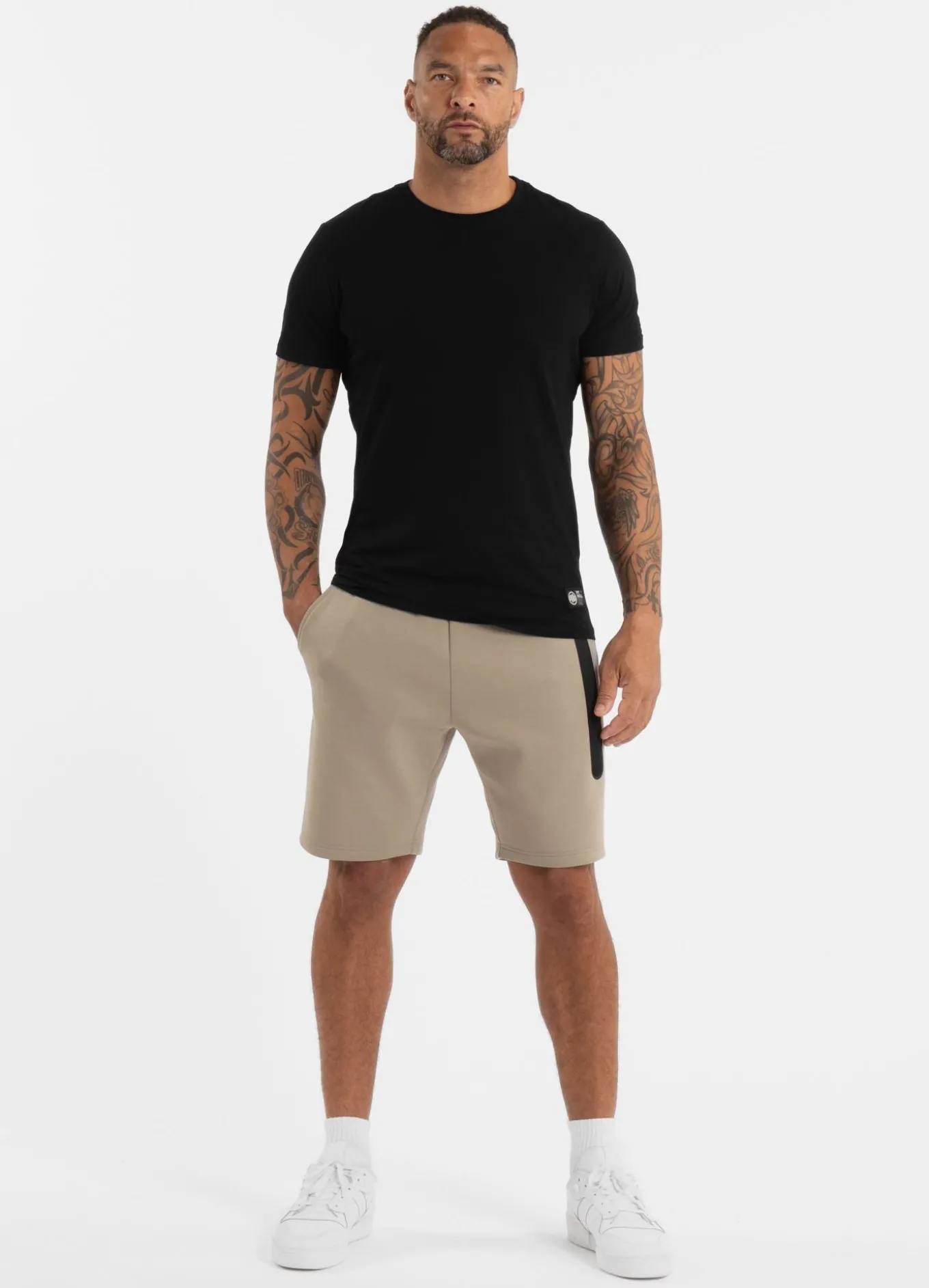 Men's Sweatshorts DOGWOOD POCKET - Dark Sand