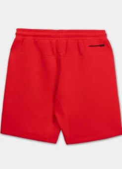 Men's Sweatshorts DOGWOOD POCKET - Fluo Red
