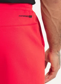 Men's Sweatshorts DOGWOOD POCKET - Fluo Red