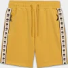 Men's Sweatshorts Oldschool POWERS - Yellow