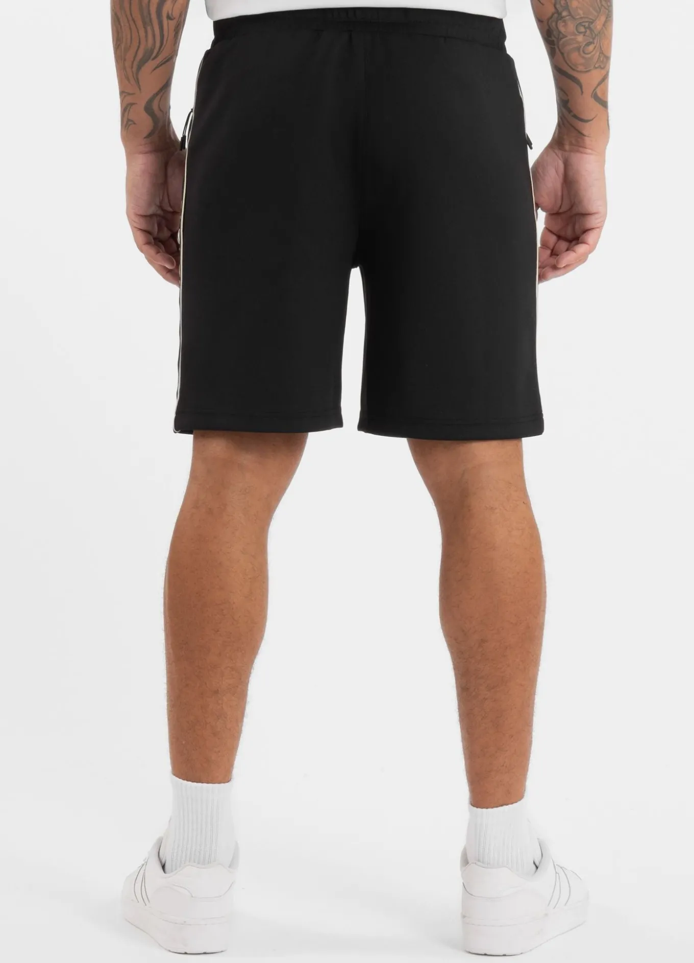 Men's Sweatshorts Oldschool POWERS - Black