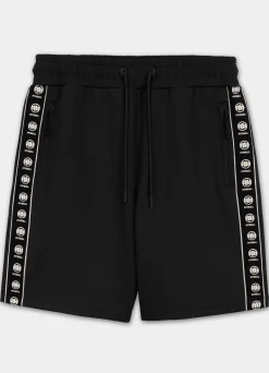 Men's Sweatshorts Oldschool POWERS - Black
