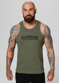 Men's Tank Top Rib BOXING - Olive