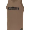 Men's Tank Top Rib BOXING - Coyote brown