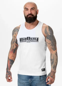 Men's Tank Top Rib BOXING - White