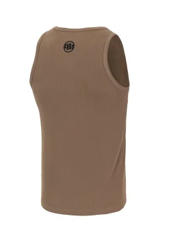 Men's Tank Top Rib BOXING - Coyote brown