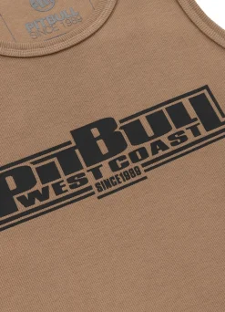 Men's Tank Top Rib BOXING - Coyote brown