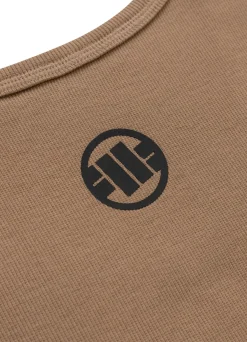 Men's Tank Top Rib BOXING - Coyote brown