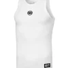 Men's Tank Top Rib SMALL LOGO - White