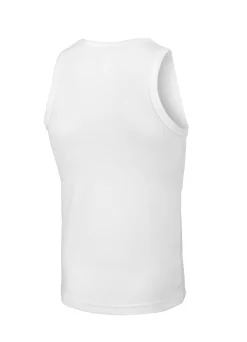 Men's Tank Top Rib SMALL LOGO - White