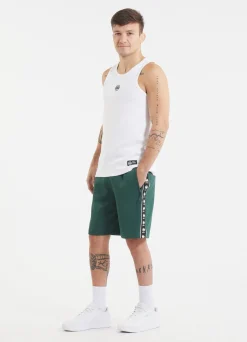 Men's Tank Top Rib SMALL LOGO - White