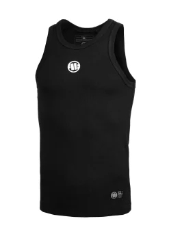 Men's Tank Top Rib SMALL LOGO - Black