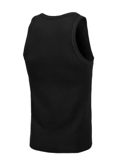 Men's Tank Top Rib SMALL LOGO - Black