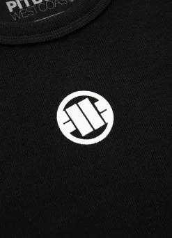 Men's Tank Top Rib SMALL LOGO - Black