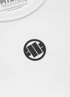 Men's Tank Top Rib SMALL LOGO - White