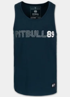 Men's Tank Top Slim Fit Dog 89 - Black