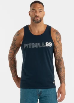 Men's Tank Top Slim Fit Dog 89 - Black