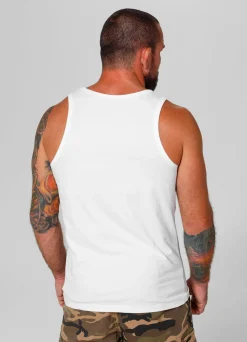 Men's Tank Top Slim Fit Drive - White